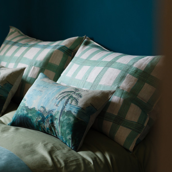 Cross-col.menthe sham