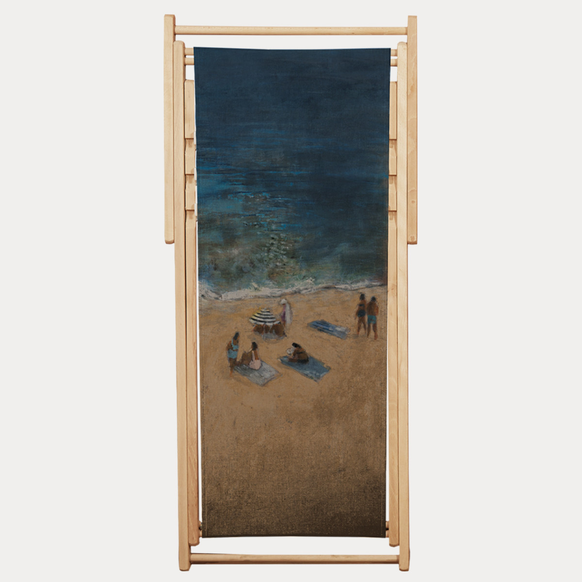 Journée à la plage deckchair fabric