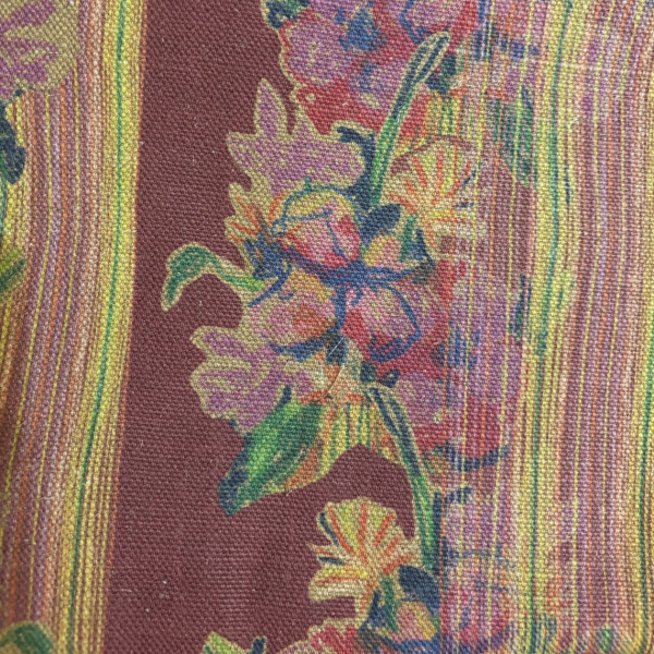 Gypsy lie de vin deckchair fabric