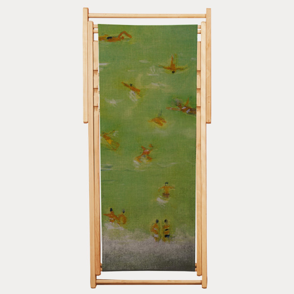 Toile de transat Baignade verte