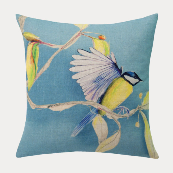 Housse Mésange bleu