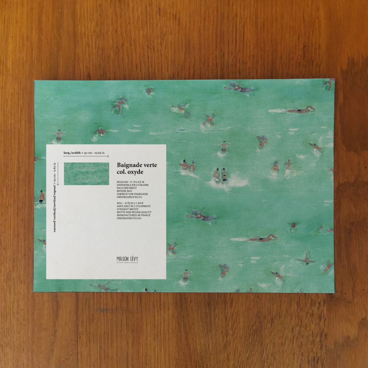 Échantillon Baignade verte oxyde