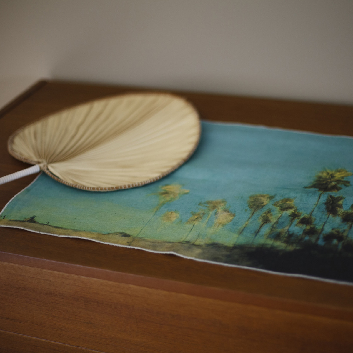 sets de table tableau en lin imprime el palmar haby bonomo maison levy