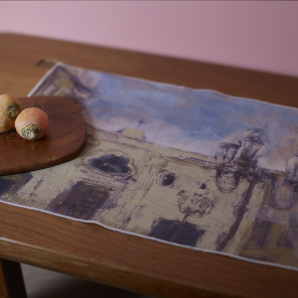 sets de table tableau en lin imprime napoli haby bonomo maison levy