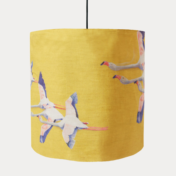 Lanterne Flamingos jaune