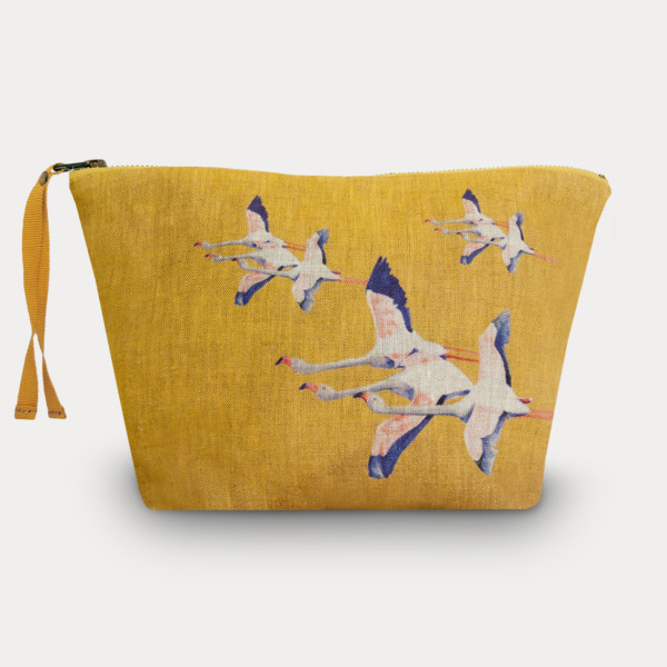 Flamingos-col.jaune toiletry bag Flamingos-col.jaune toiletry bag