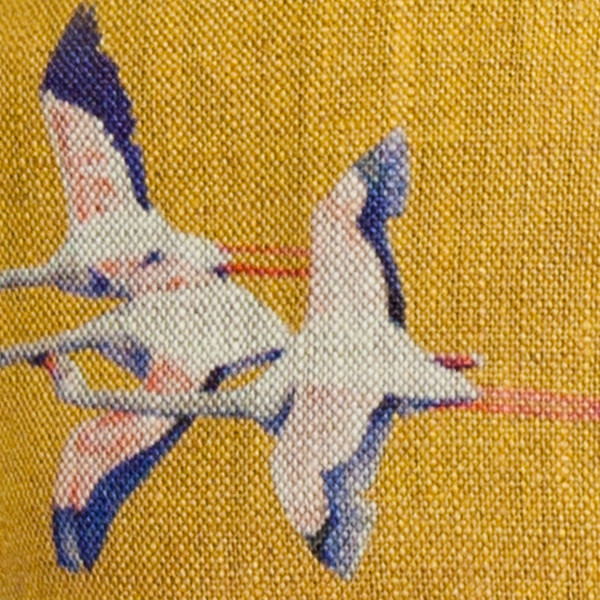 Flamingos-col.jaune toiletry bag
