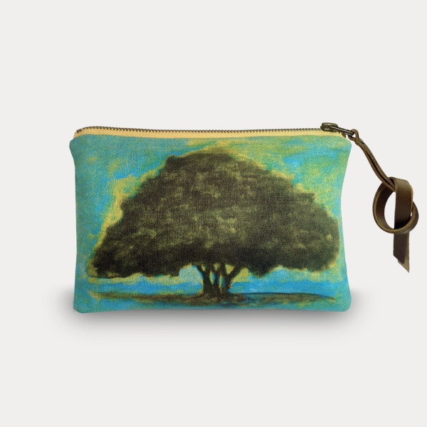 Ombu turquoise pouch