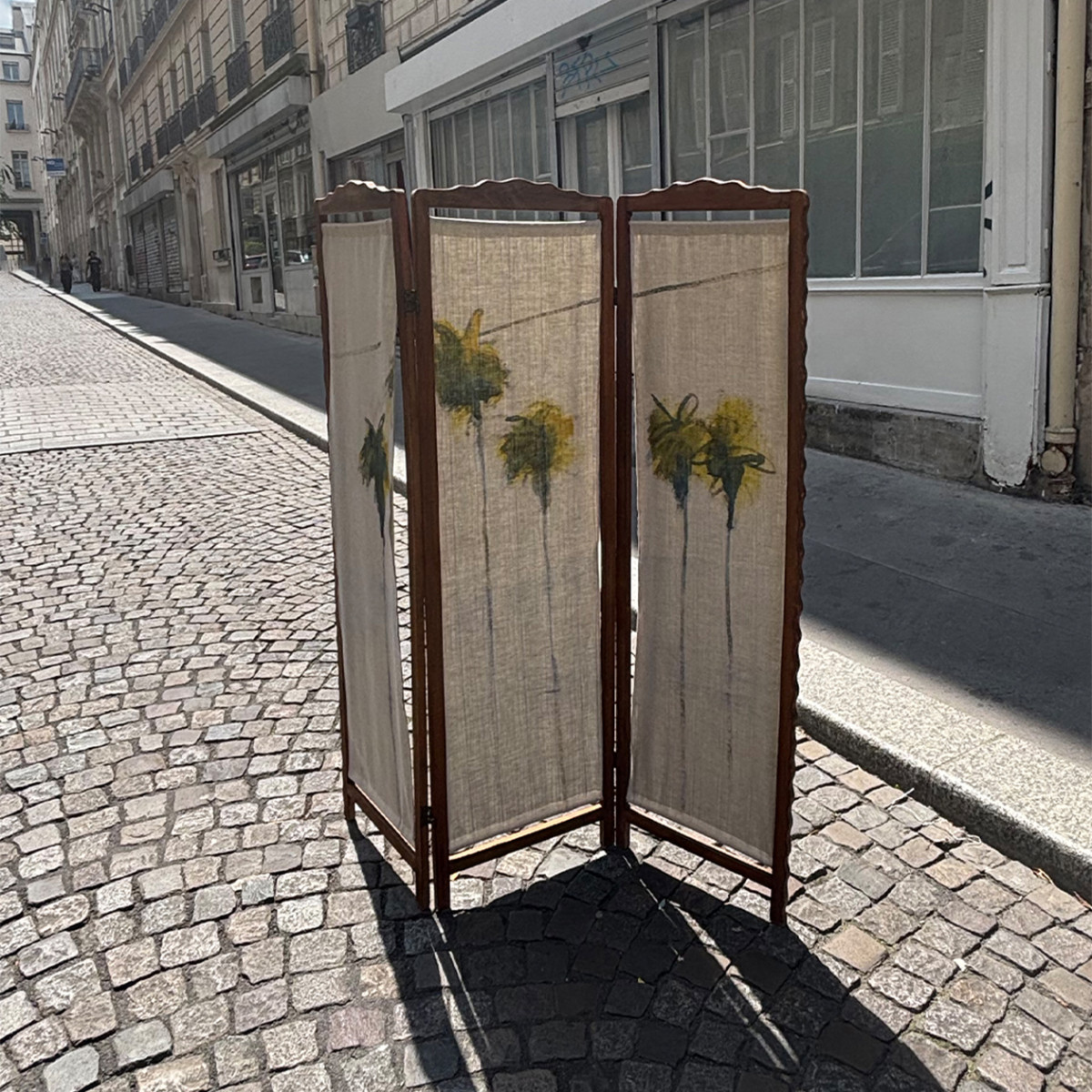 Paravent Tiges-Mille raies