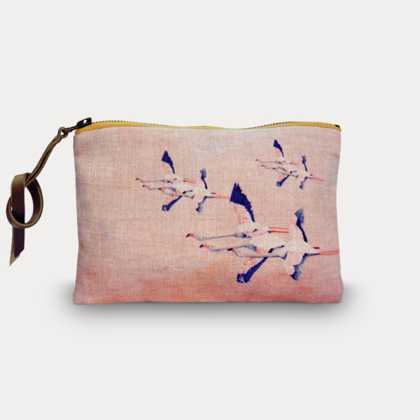 Pochette Flamingos-col.rose Pochette Flamingos-col.rose