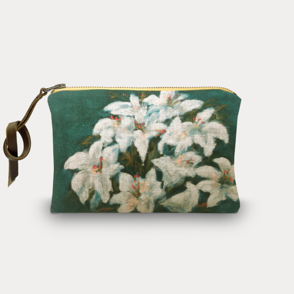 Fleurs blues-col.canard pouch Fleurs blues-col.canard pouch