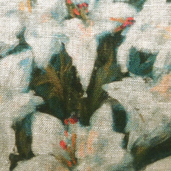 Fleurs blues-col.canard pouch