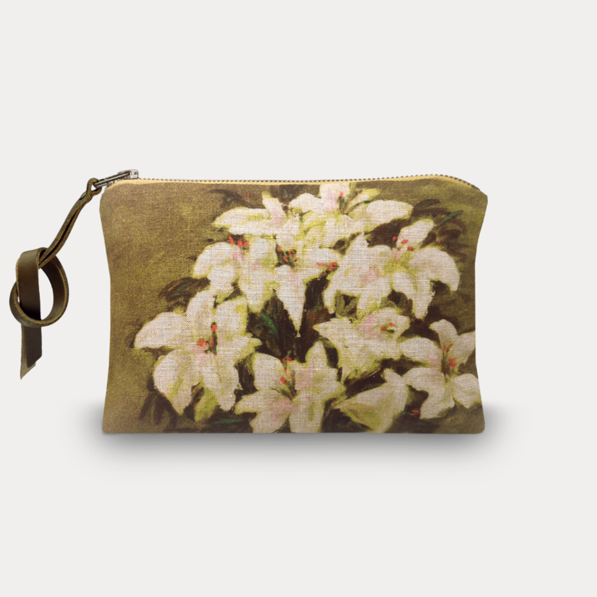 Fleurs blues-col.or pouch