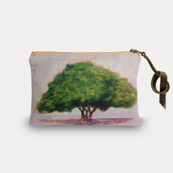 Ombu-col.parme jaune pouch