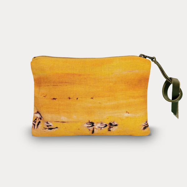 Plage jaune pouch
