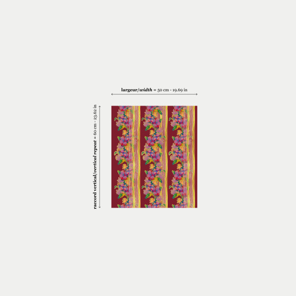 Rouleau Gypsy lie de vin