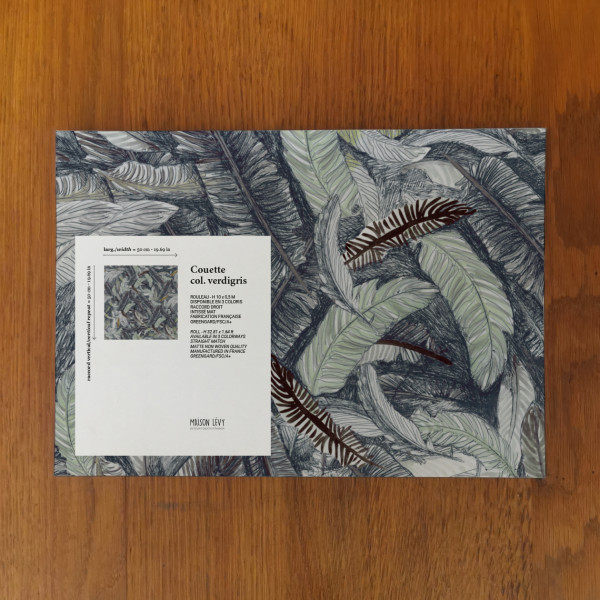 Couette-col.verdigris sample