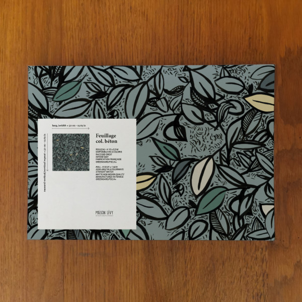 Échantillon Feuillage-col.béton