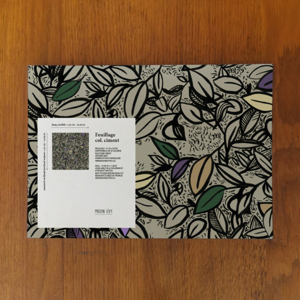 Échantillon Feuillage-col.ciment