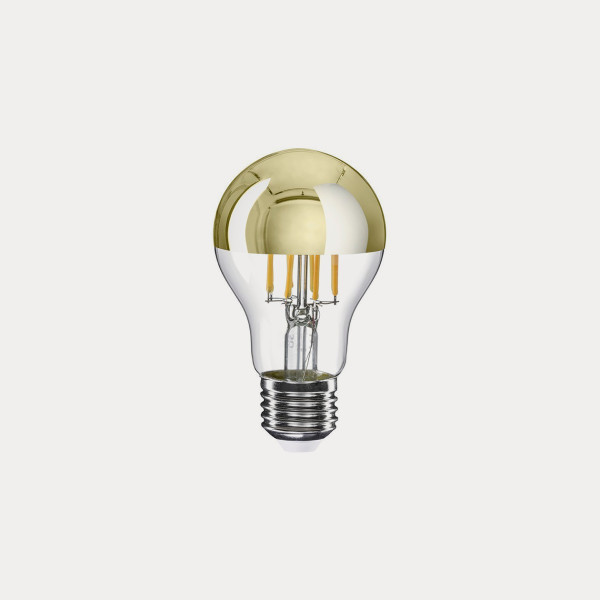 Ampoule LED E27 goutte dorée
