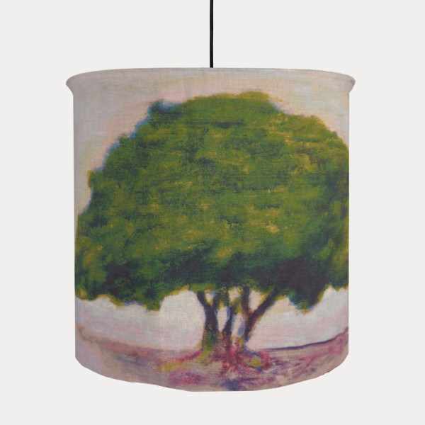 Ombu parme jaune lantern shade