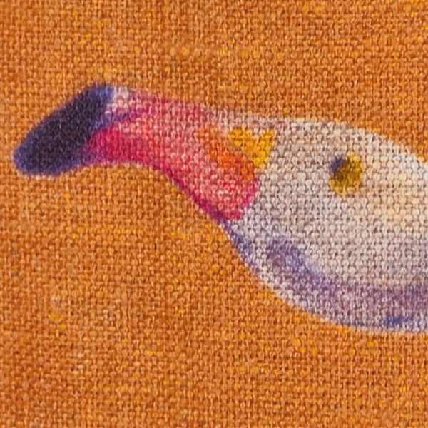 Flamingos orange lantern shade