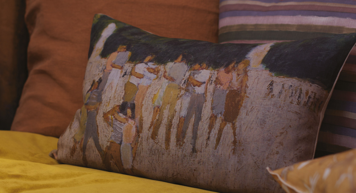 the painting cushions maison levy